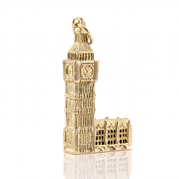 Pre-Owned 9ct Yellow Gold Big Ben Charm 1512579