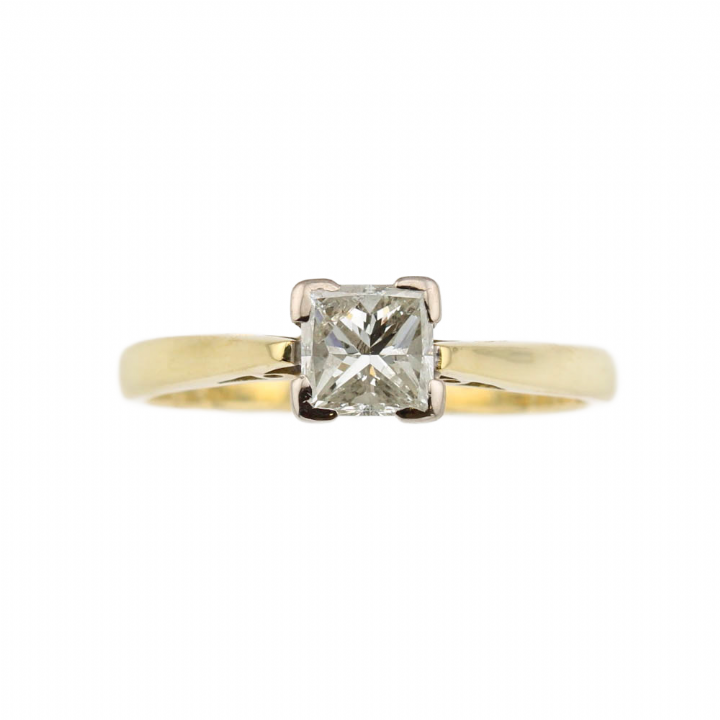 Pre-Owned 18ct Yellow Gold Diamond Solitaire Ring 0.70ct 1601454