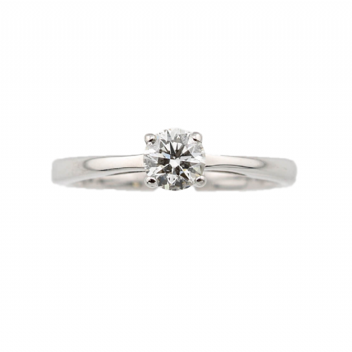 Pre-Owned 18ct White Gold Diamond Solitaire 0.39ct