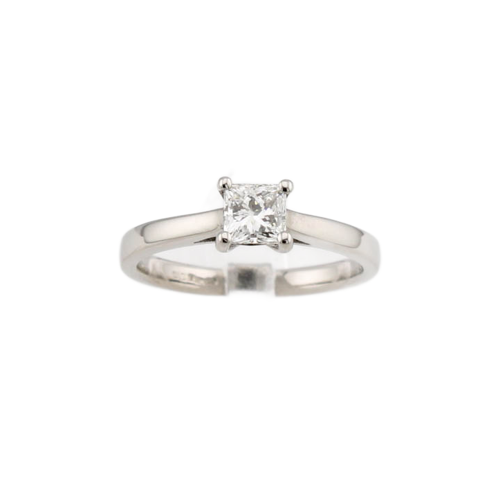 Pre-Owned Platinum Diamond Solitaire Ring 0.40ct 1601736