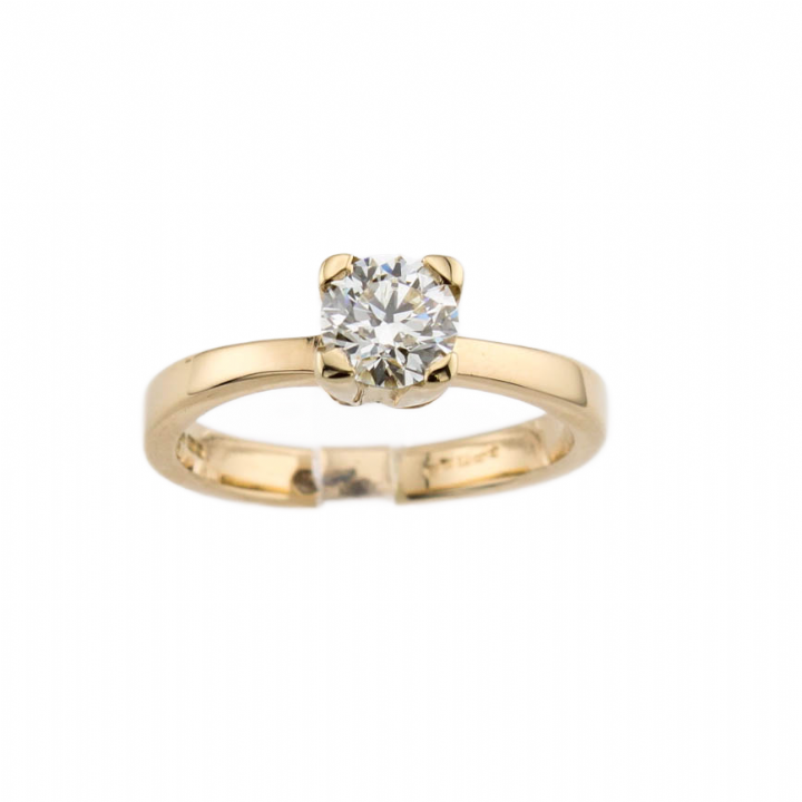 Pre-Owned 18ct Yellow Gold Diamond Solitaire Ring 0.72ct 1601738