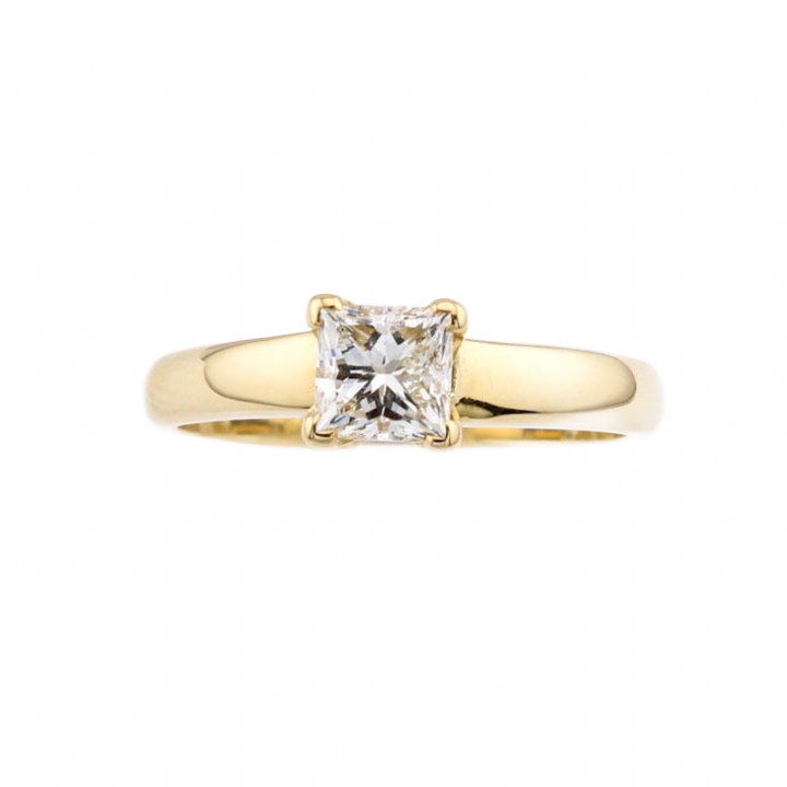 Pre-Owned 18ct Yellow Gold Diamond Solitaire Ring 0.71ct