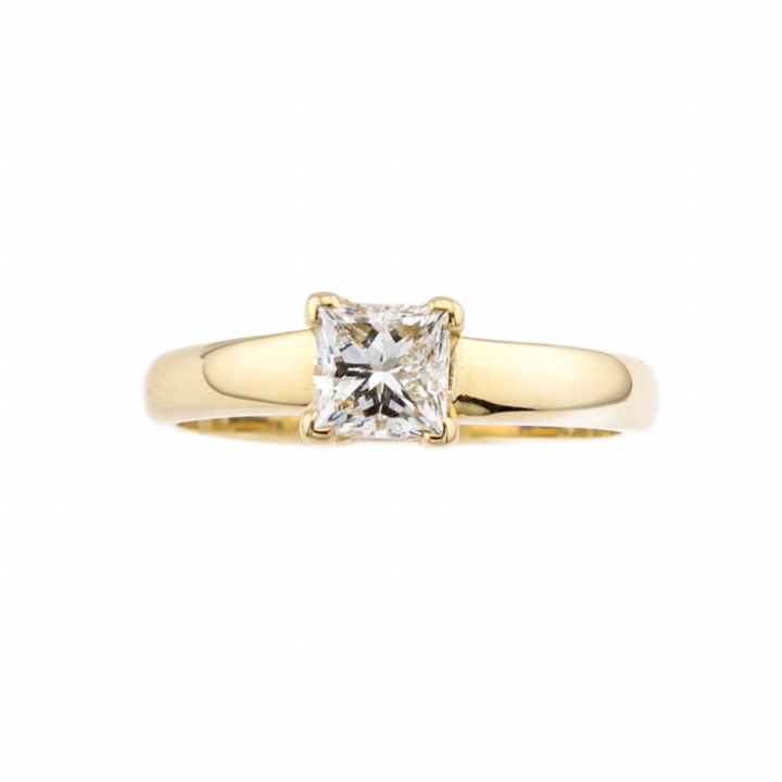 Pre-Owned 18ct Yellow Gold Diamond Solitaire Ring 0.71ct 1601739