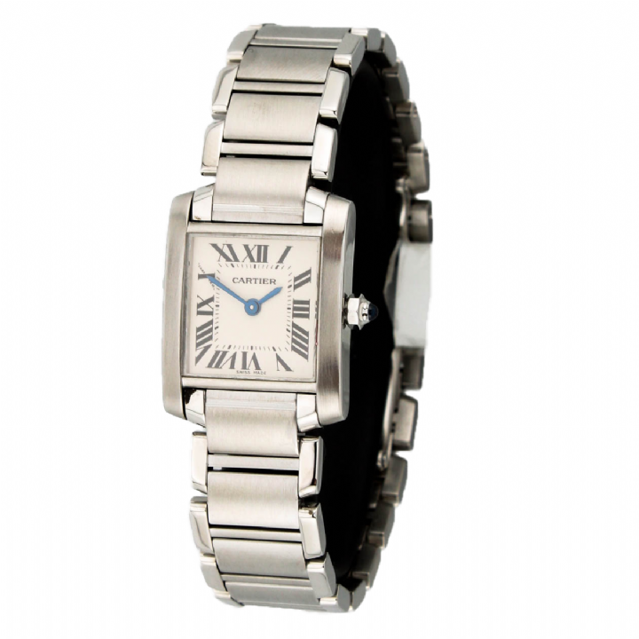 Pre-Owned 20mm Cartier Tank Francaise Watch, Original Papers 1702389