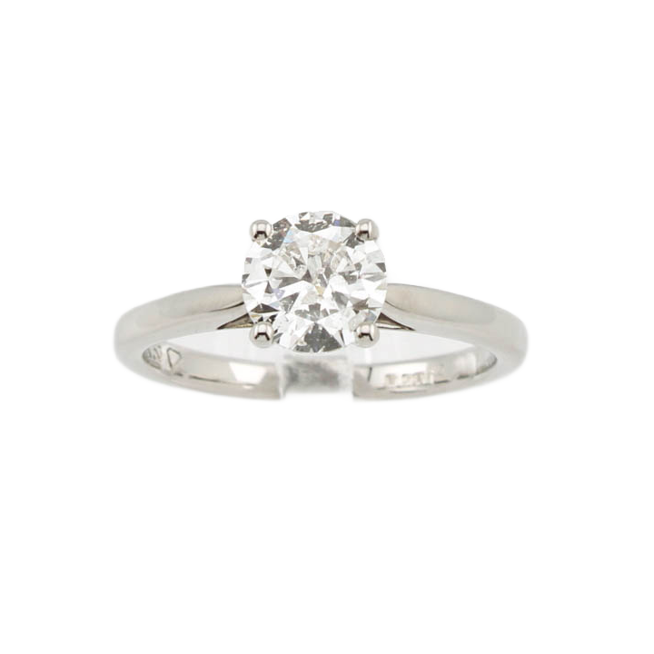 Pre-Owned 18ct White Gold Diamond Solitaire Ring 1.00ct 1601748