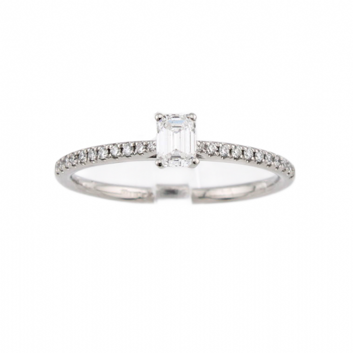 Pre-Owned Platinum Diamond Solitaire Ring 0.44ct Total 1601743