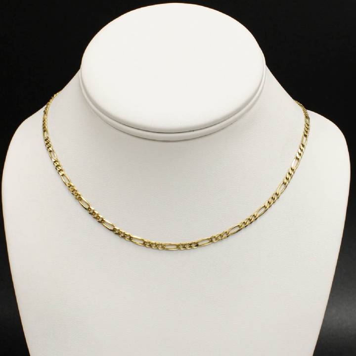 Pre-Owned 9ct Yellow Gold Figaro Chain 1501136