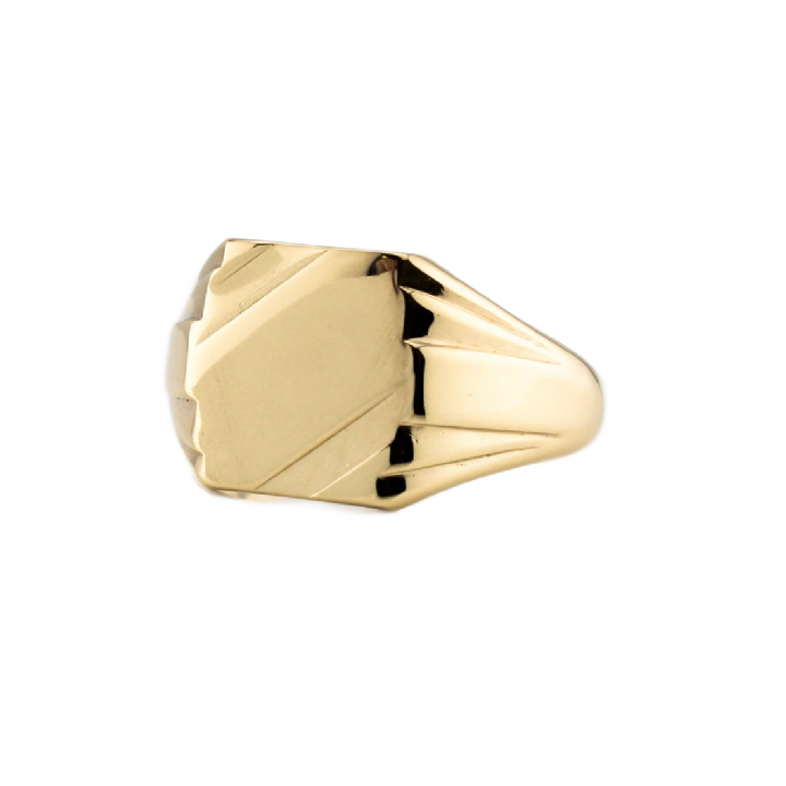 Pre-Owned 9ct Yellow Gold Signet Ring