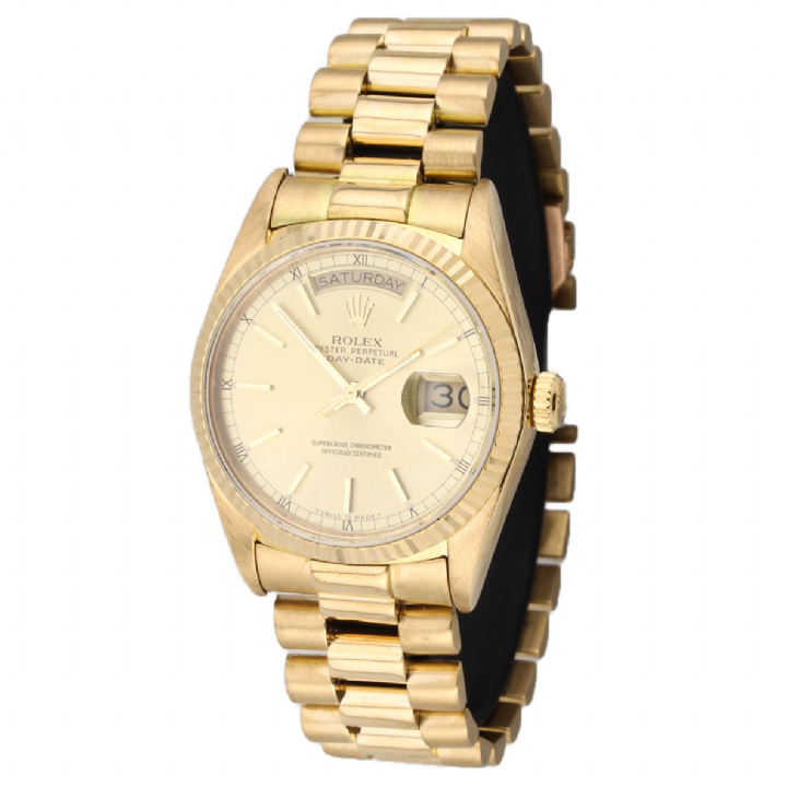 Pre-Owned 36mm Rolex Day-Date Watch, Champagne Dial 1701851
