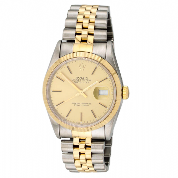 Pre-Owned 36mm Rolex Datejust Watch, Champagne Dial 1701857