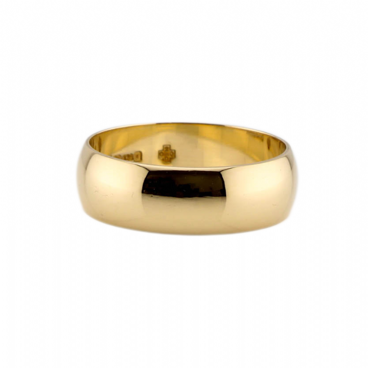 Pre-Owned 18ct Yellow Gold 6mm Wedding Band Ring