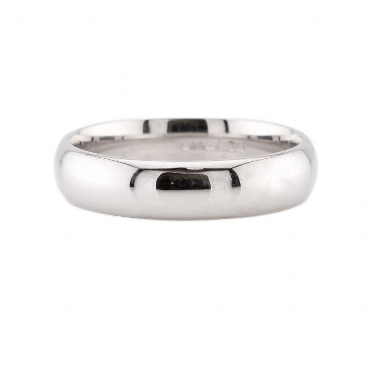 Pre-Owned 9ct White Gold 5mm Wedding Band