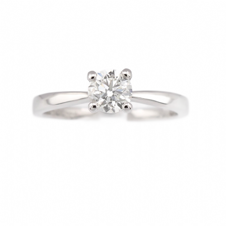 Pre-Owned Platinum Diamond Solitaire Ring 0.56ct