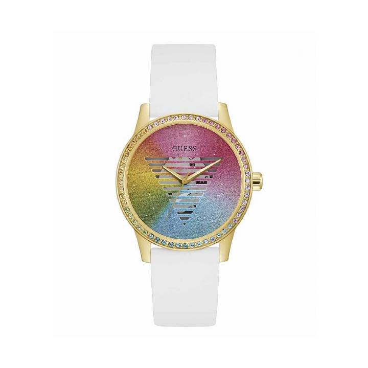 Guess Ladies Unity Silicone Strap Watch Was £129.00