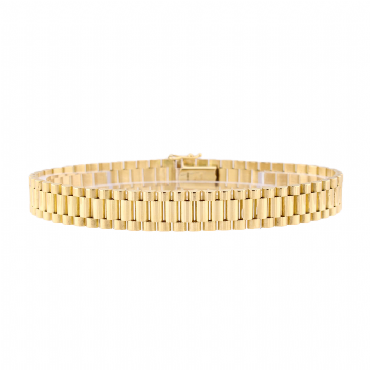 Pre-Owned 18ct Yellow Gold 'Rolex' Style Bracelet 1523713