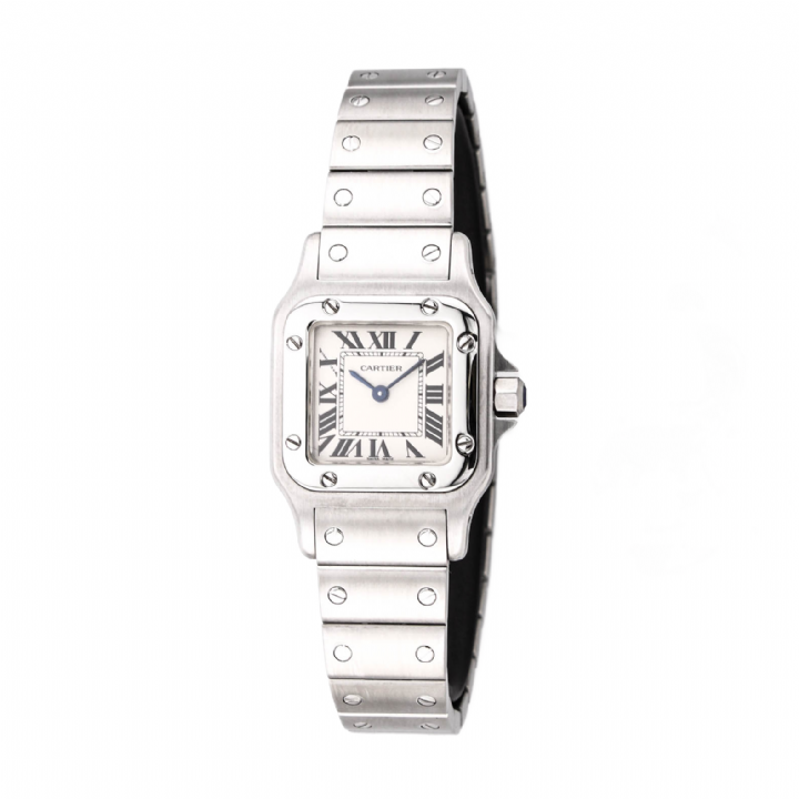 Pre-Owned 24mm Cartier Santos Watch & Original Papers