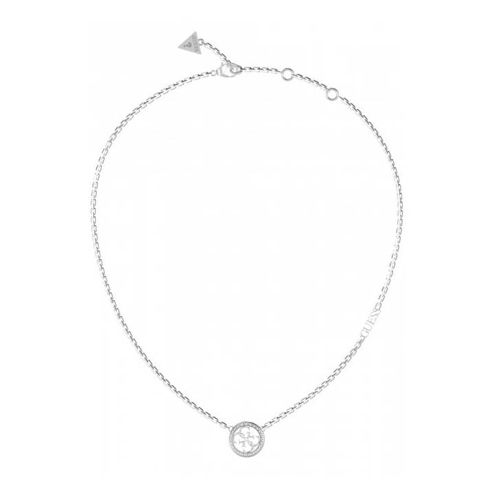 Guess Silver Tone 4 G Logo Necklace Was £59.00