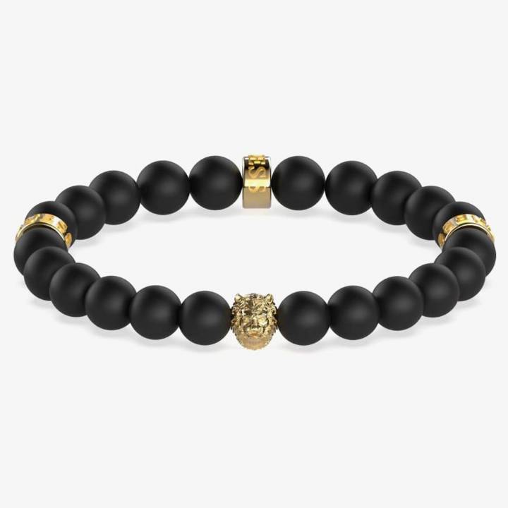 Guess Gold Tone & Black Lion King Bracelet Was £50.00