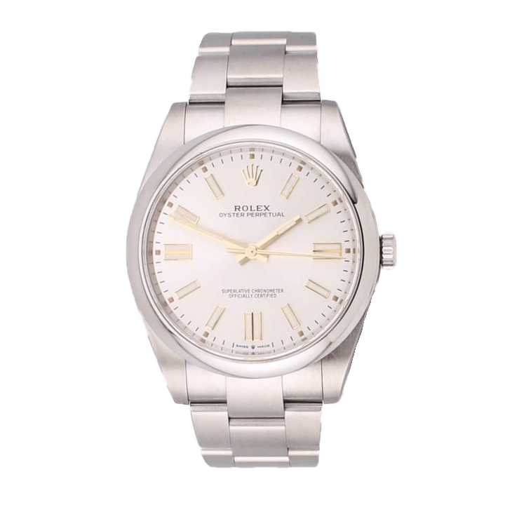 Pre-Owned 41mm Rolex Oyster Perpetual Watch & Original Papers 1701838