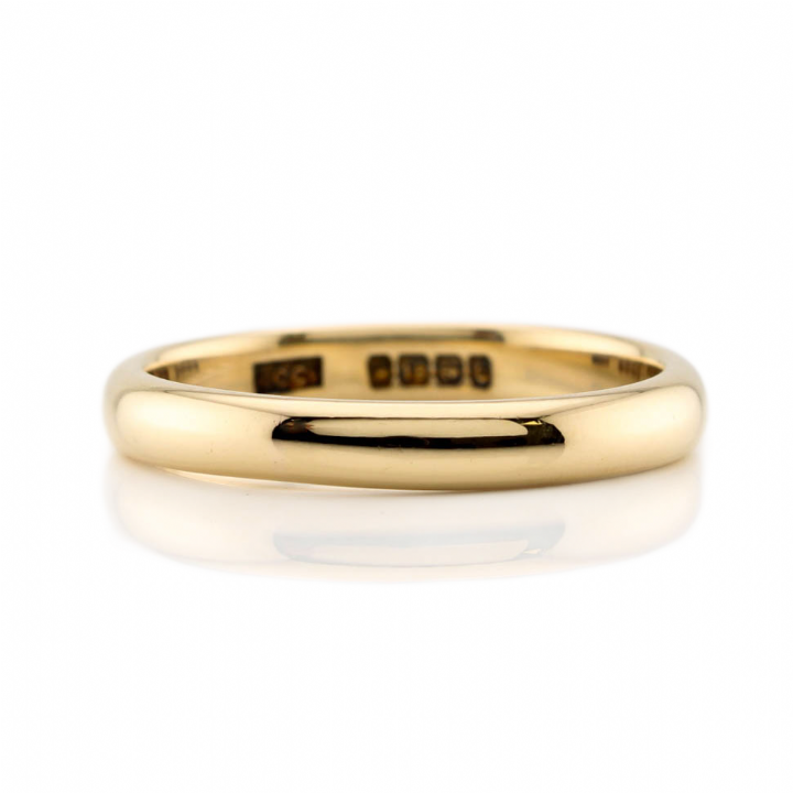 Pre-Owned 18ct Yellow Gold 3mm Plain Wedding Ring 1514966