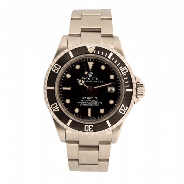 Pre-Owned 40mm Rolex Sea-Dweller Watch & Original Papers 16600 1701938