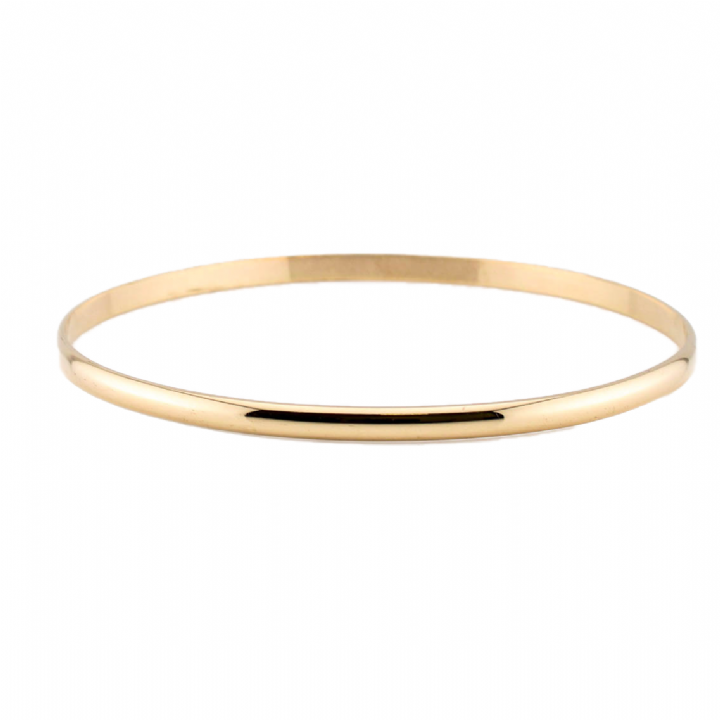 Pre-Owned 9ct Yellow Gold Polished Round Bangle 1504121