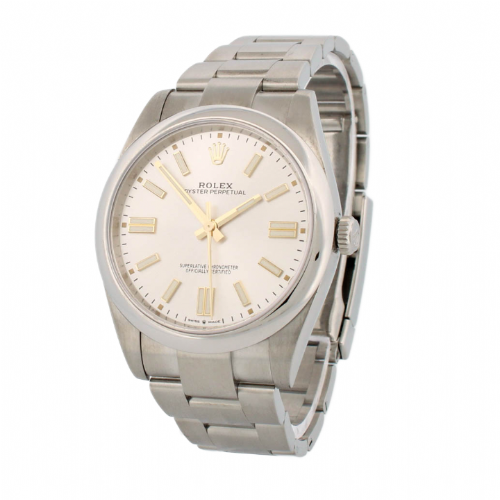 Pre-Owned 41mm Rolex Oyster Perpetual Watch & Original Papers 1701945