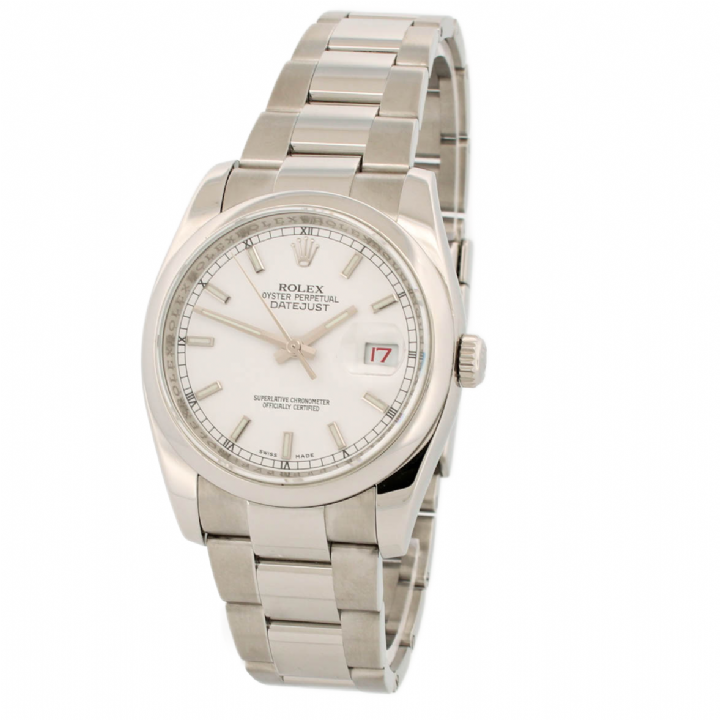 Pre-Owned 36mm Rolex DateJust Watch & Original Papers 116200 1701946
