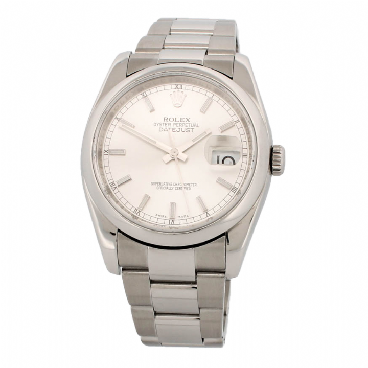 Pre-Owned 36mm Rolex DateJust Watch & Authenticity 116200 7201302