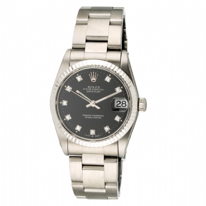 Pre-Owned 31mm Rolex Datejust Watch, Diamond Dial 1701916