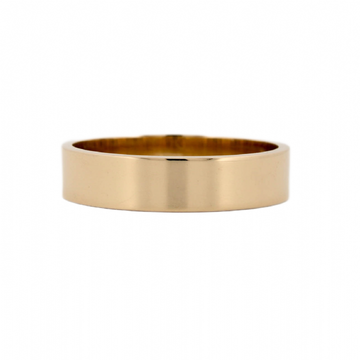 Pre-Owned 9ct Yellow Gold Flat 5mm Wedding Band