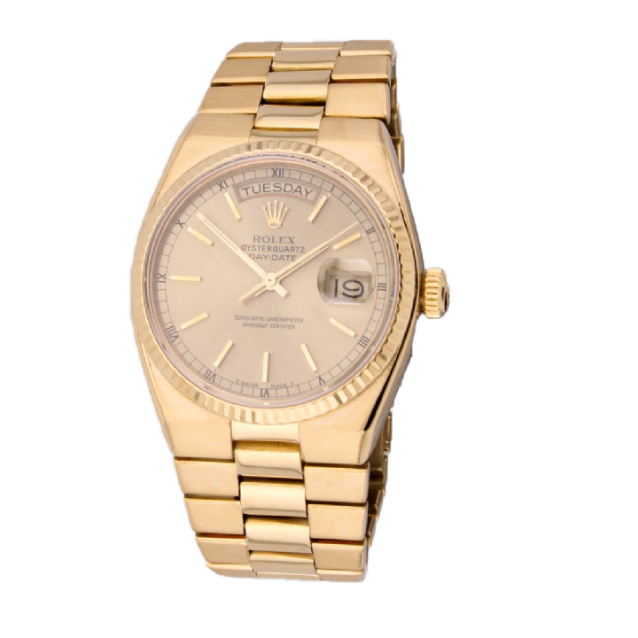 Pre-Owned 36mm 18ct  Rolex Oysterquartz Watch