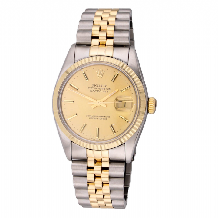 Pre-Owned 36mm Rolex Datejust Watch, Champagne Dial 7201306