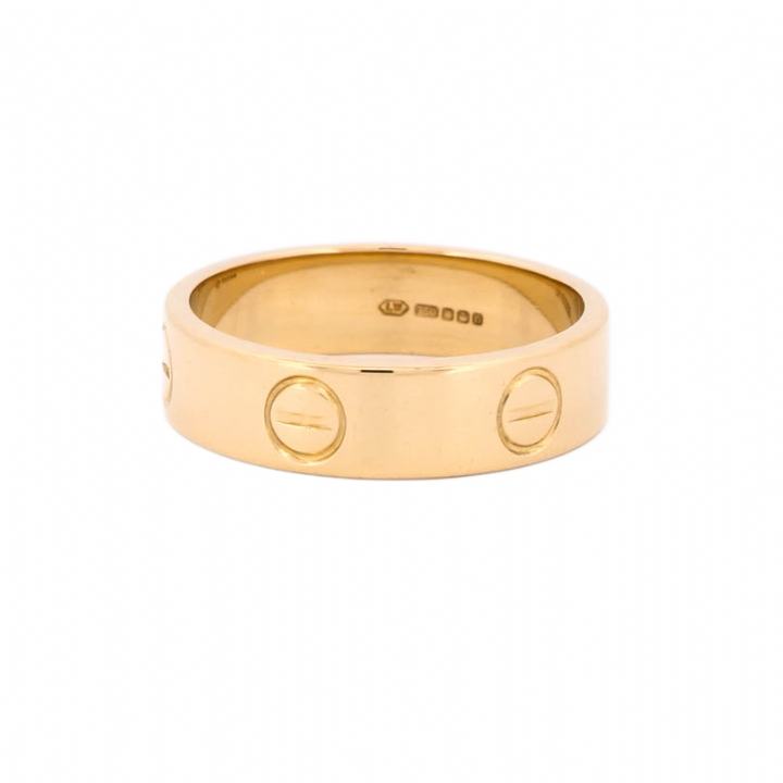 Pre-Owned 18ct Yellow Gold 5mm Screw Wedding Ring