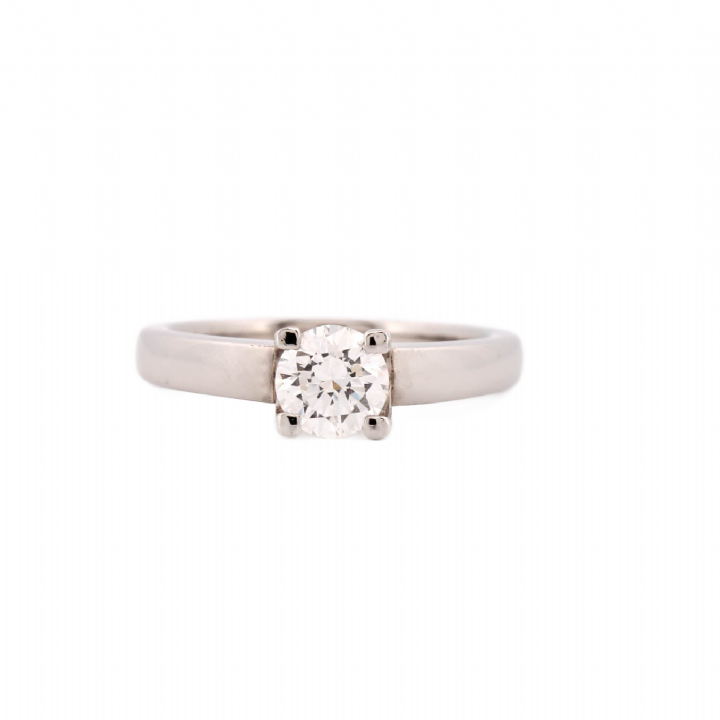 Pre-Owned Platinum Diamond Solitaire Ring 0.60ct 1601015