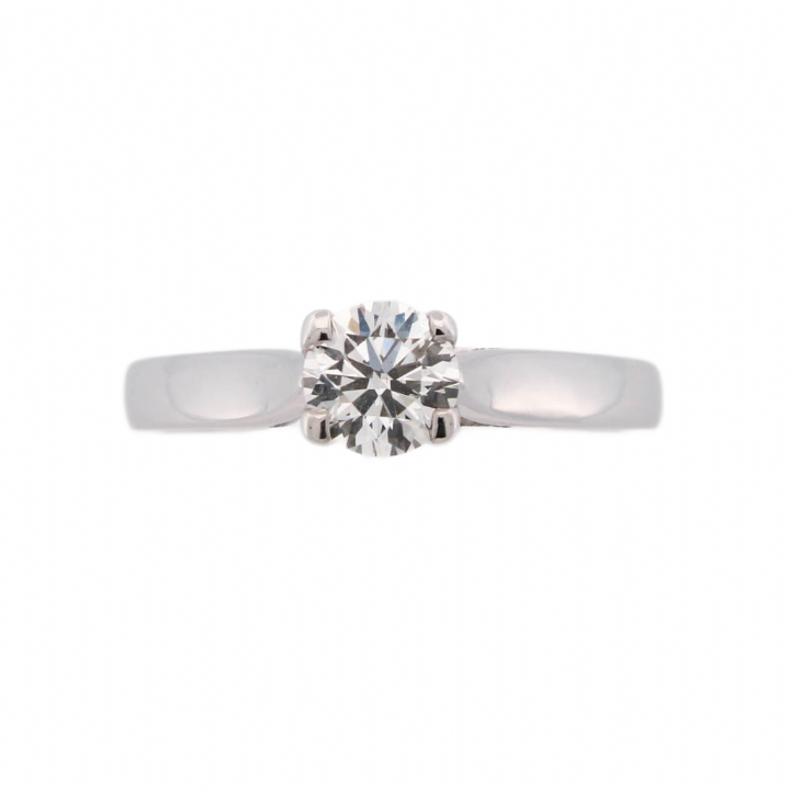 Pre-Owned 18ct White Gold Dimaond Solitaire Ring 0.49ct