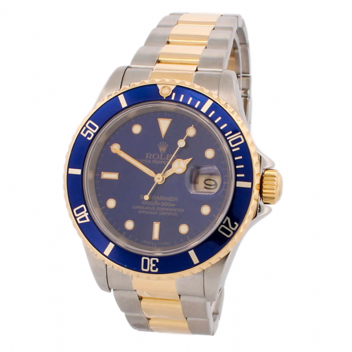 Pre-Owned 40mm Rolex Submariner Watch, Original Papers 16613 1701940