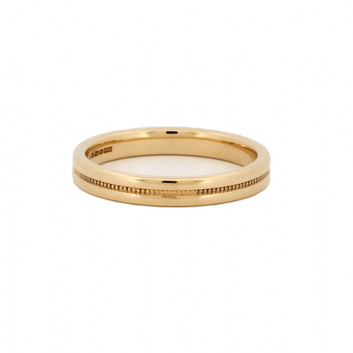 Pre-Owned 18ct Yellow Gold Patterned Wedding Ring