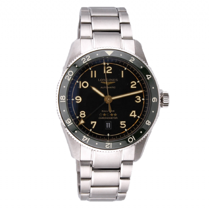 Pre-Owned 42mm Longines Spirit Zulu Watch & Original Papers 7215014