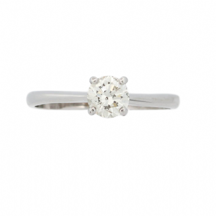 Pre-Owned Platinum Diamond Solitaire Ring 0.56ct 1601030