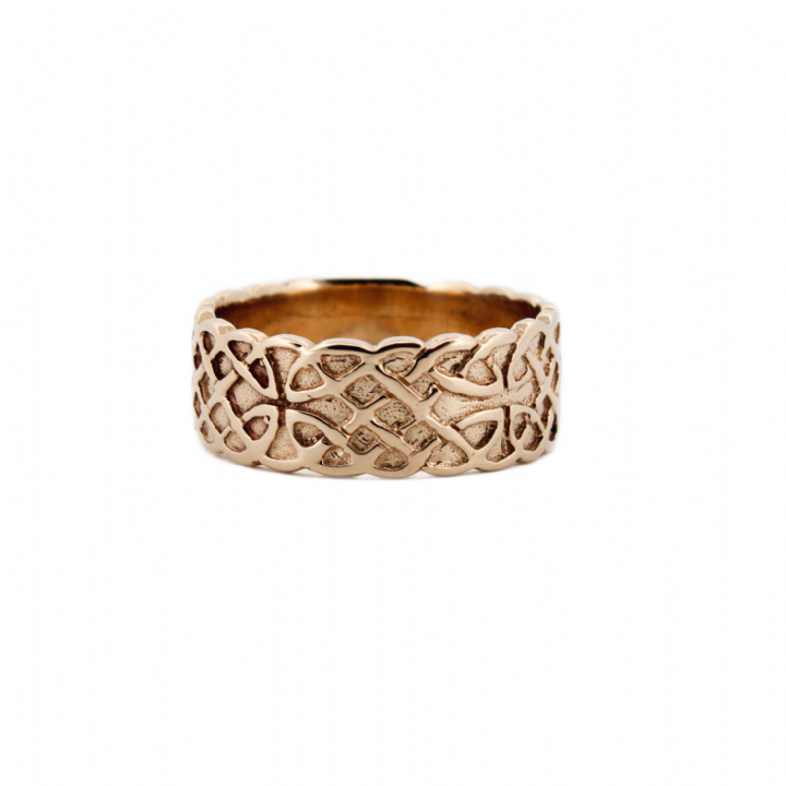 Pre-Owned 9ct Yellow Gold Fancy Band Ring