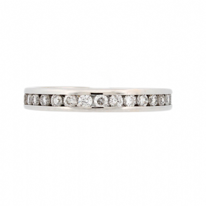 Pre-Owned Platinum Diamond Eternity Ring 1.00ct Total