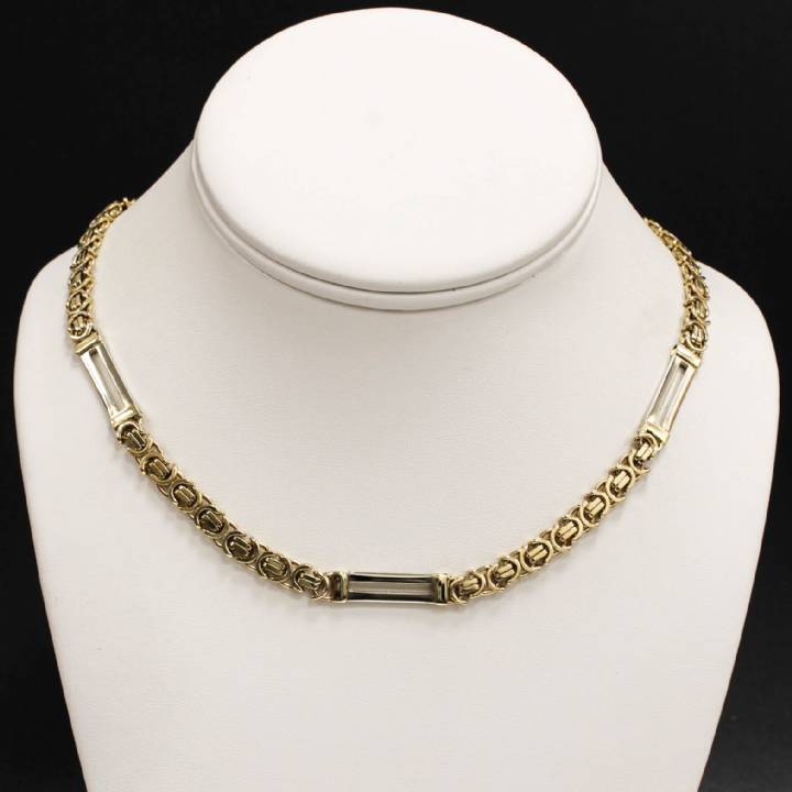 Pre-Owned 9ct Yellow & White Gold 18