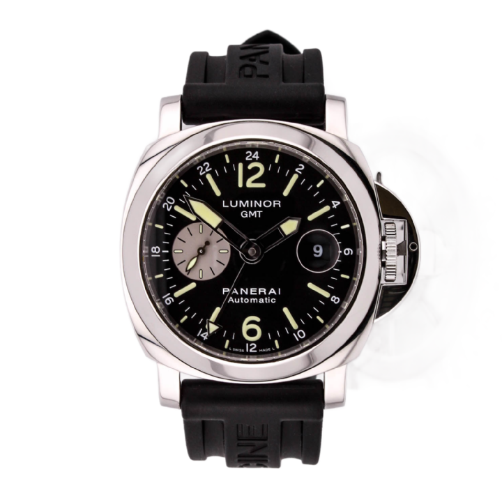 Pre-Owned 44mm Panerai Luminor GMT Watch, Original Papers