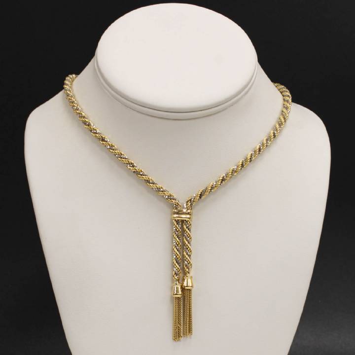 Pre-Owned 9ct 2 Colour Gold 18
