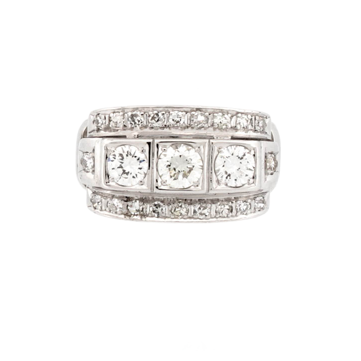 Pre-Owned 18ct White Gold Diamond Fancy Ring