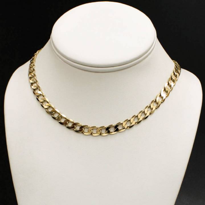 Pre-Owned 9ct Yellow Gold Curb Link Chain