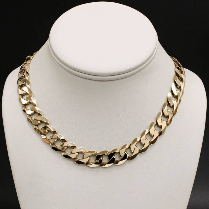 Pre-Owned 9ct Yellow Gold Heavy Curb Chain
