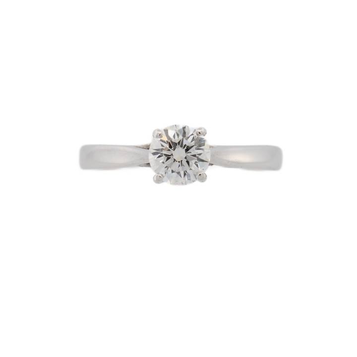 Pre-Owned 18ct White Gold Diamond Solitaire Ring 0.70ct 7101490