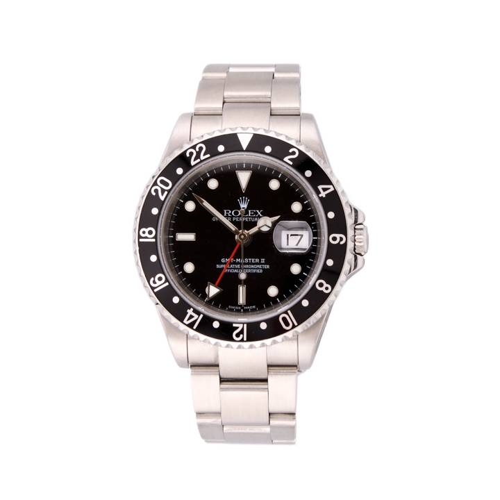 Pre-Owned 40mm Rolex GMT II Watch, Authenticity Card 16710 1701947